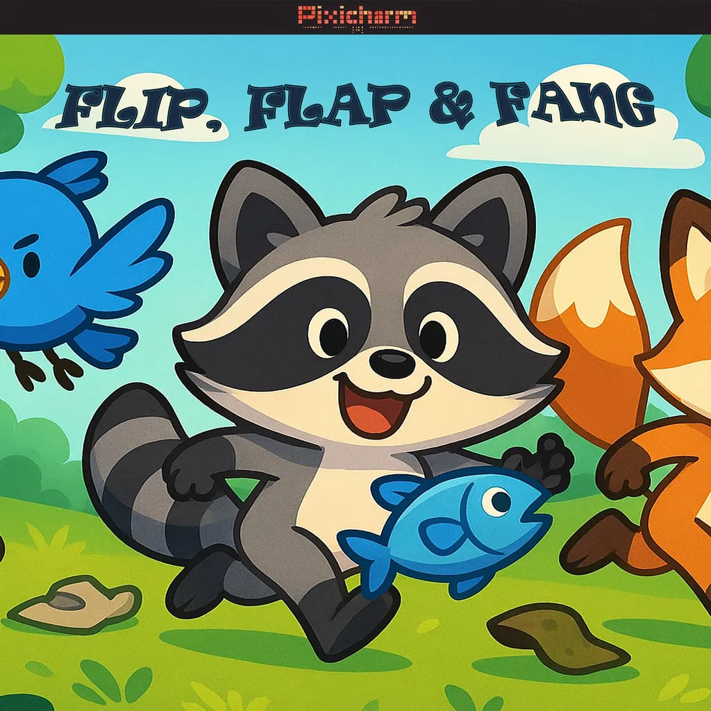 Pixicharm - Flip, Flap & Fang