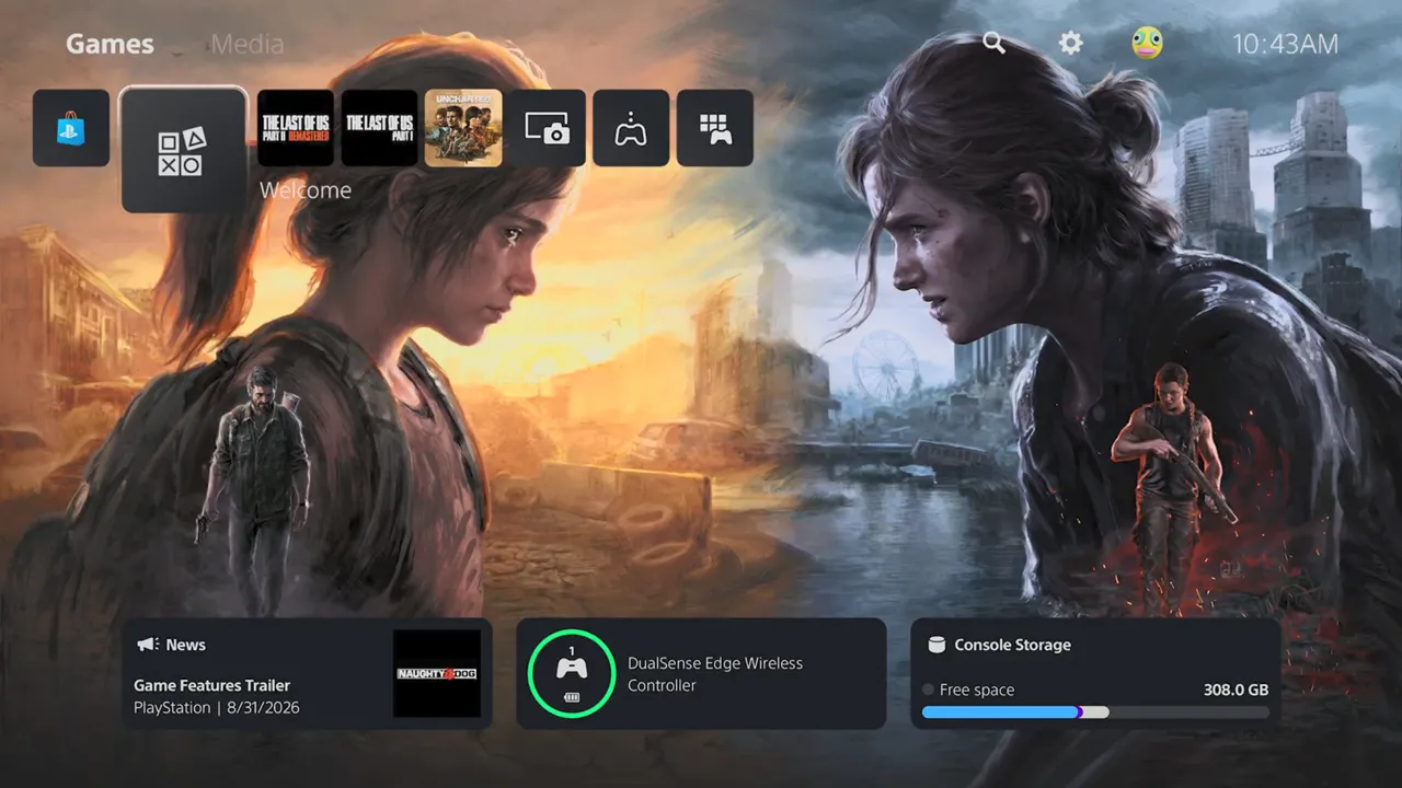 The Last of Us получает анимированный фон на PS5, а Naughty Dog тизерит анонсы на TLOU Day 2026