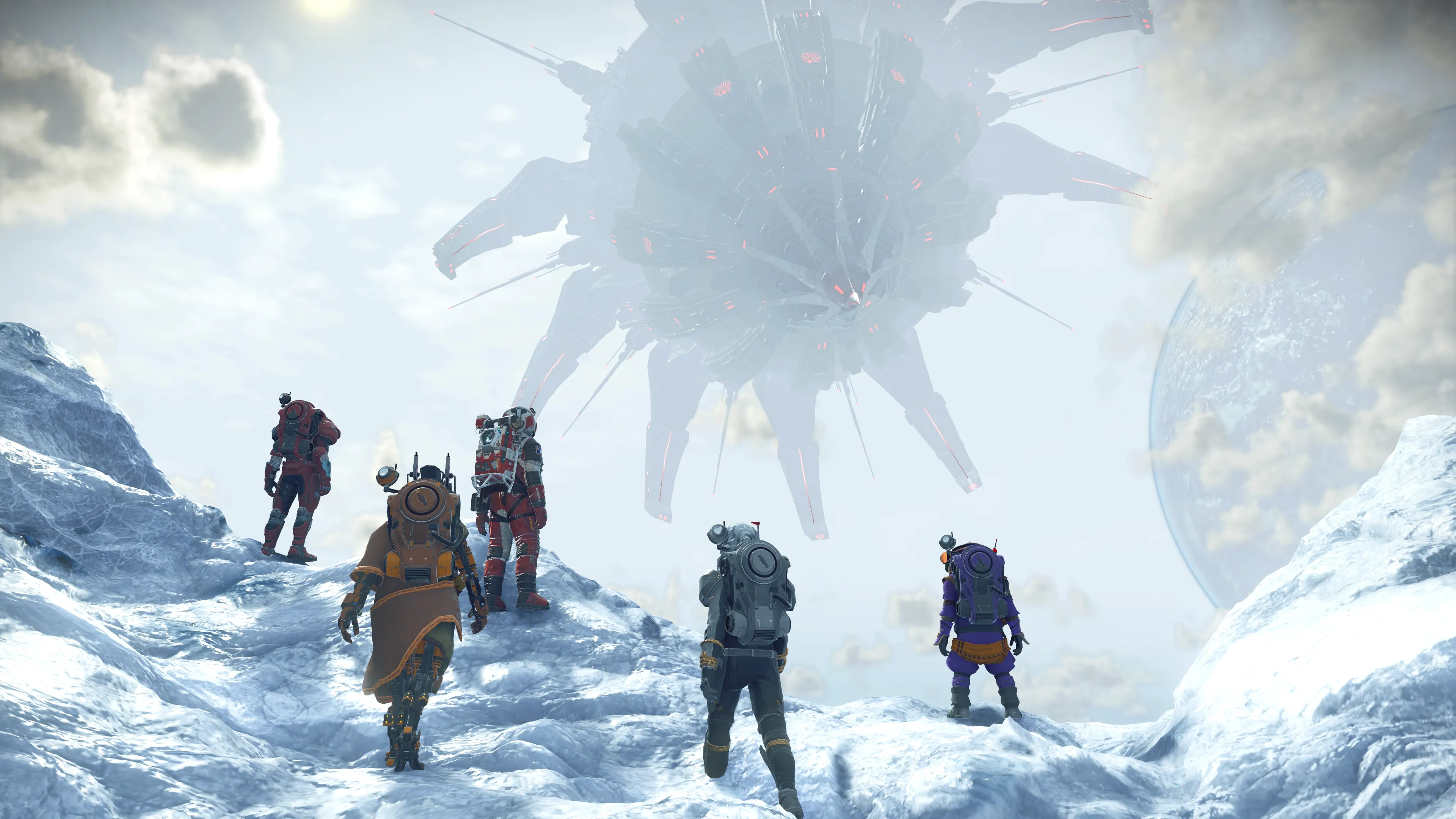 Обновление Swarm для No Man's Sky добавляет загадочную структуру, похожую на Звезду Смерти