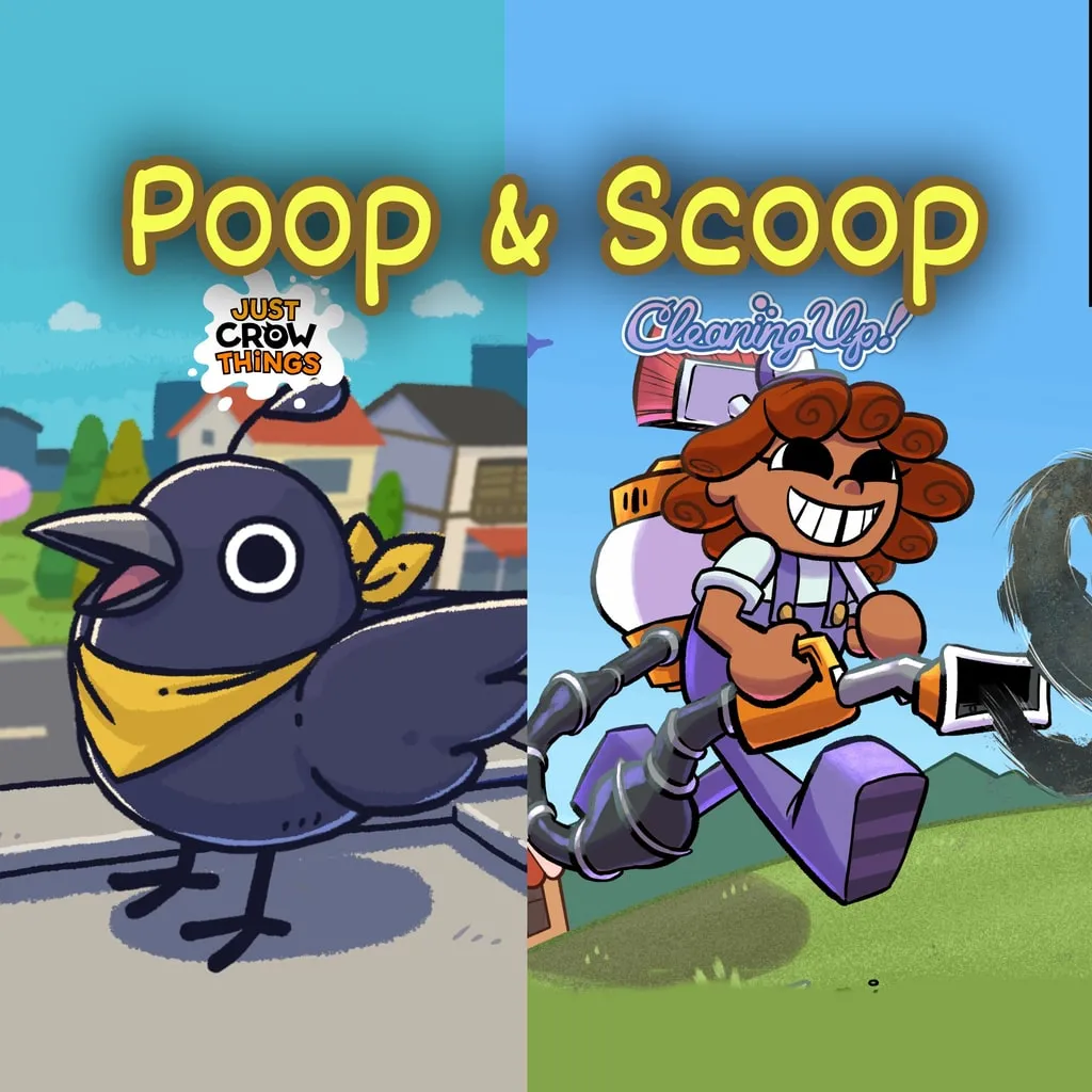 Poop & Scoop  - Just Crow Things + Cleaning Up!