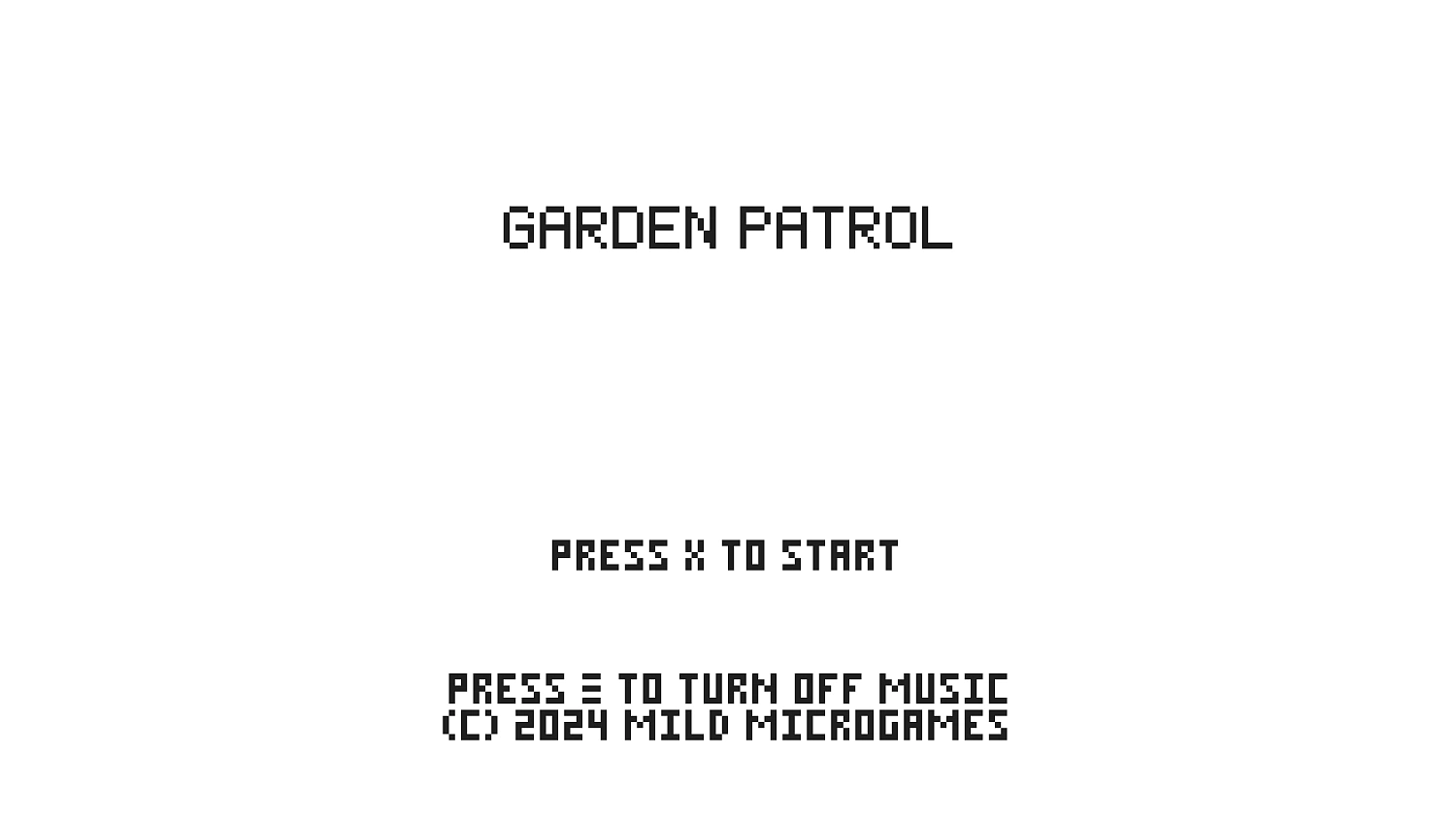 GARDEN PATROL
