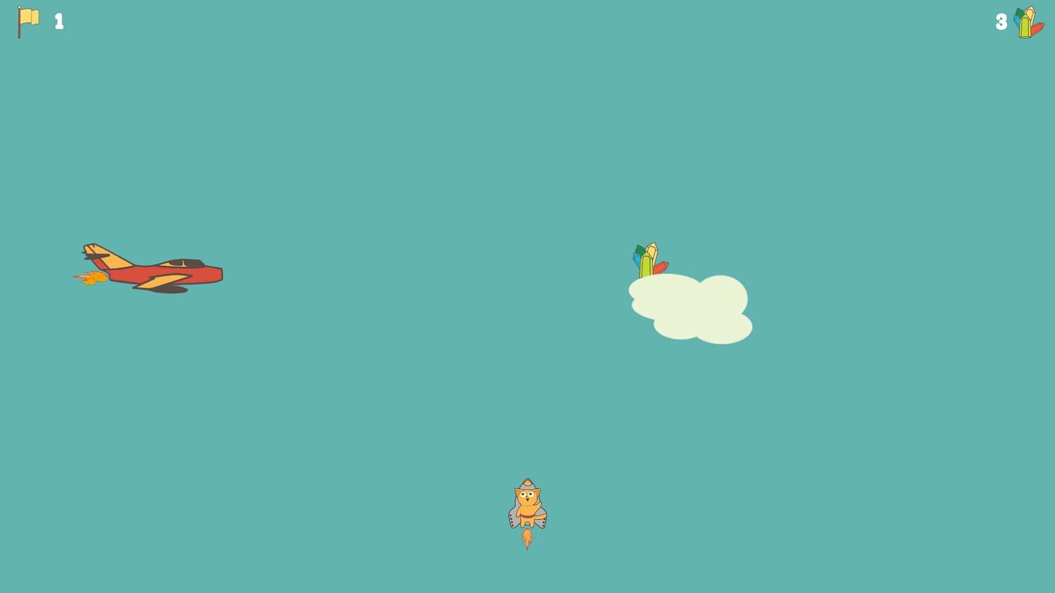 Flying cat