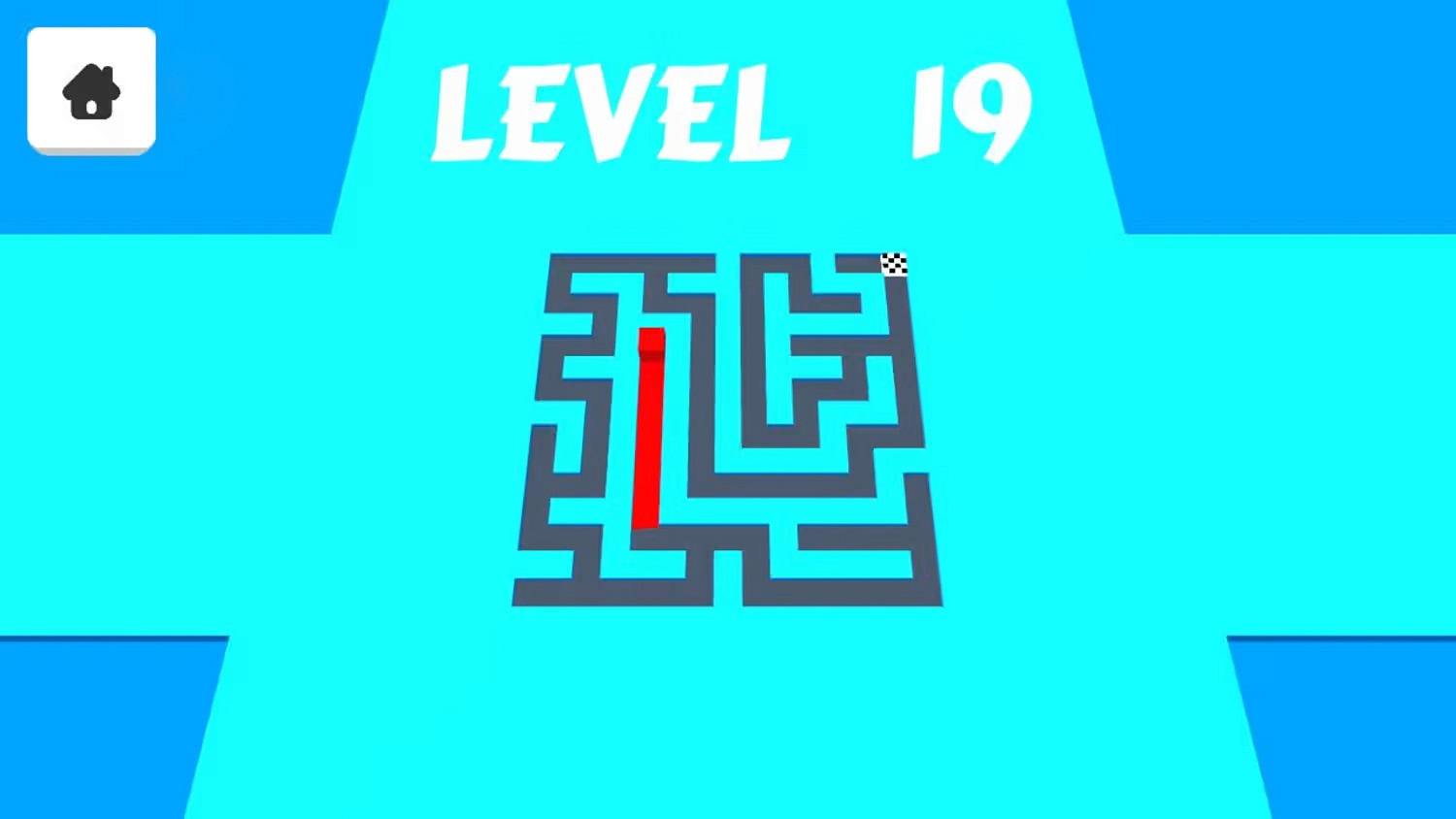 Maze with cube