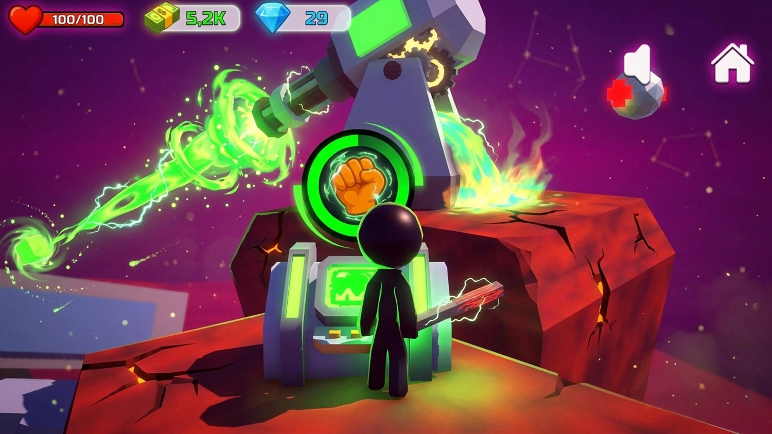Stickman Monster Battle 3D
