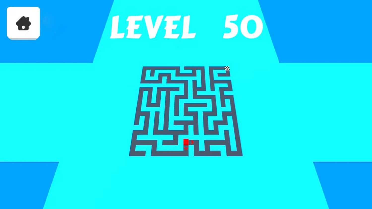 Maze with cube