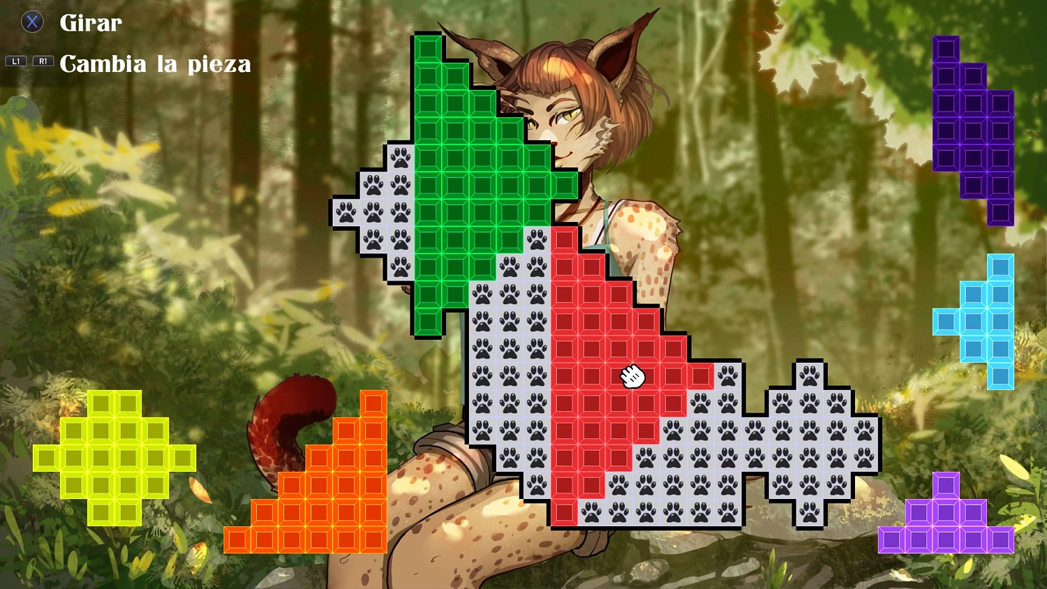 Furry Tangram Lite