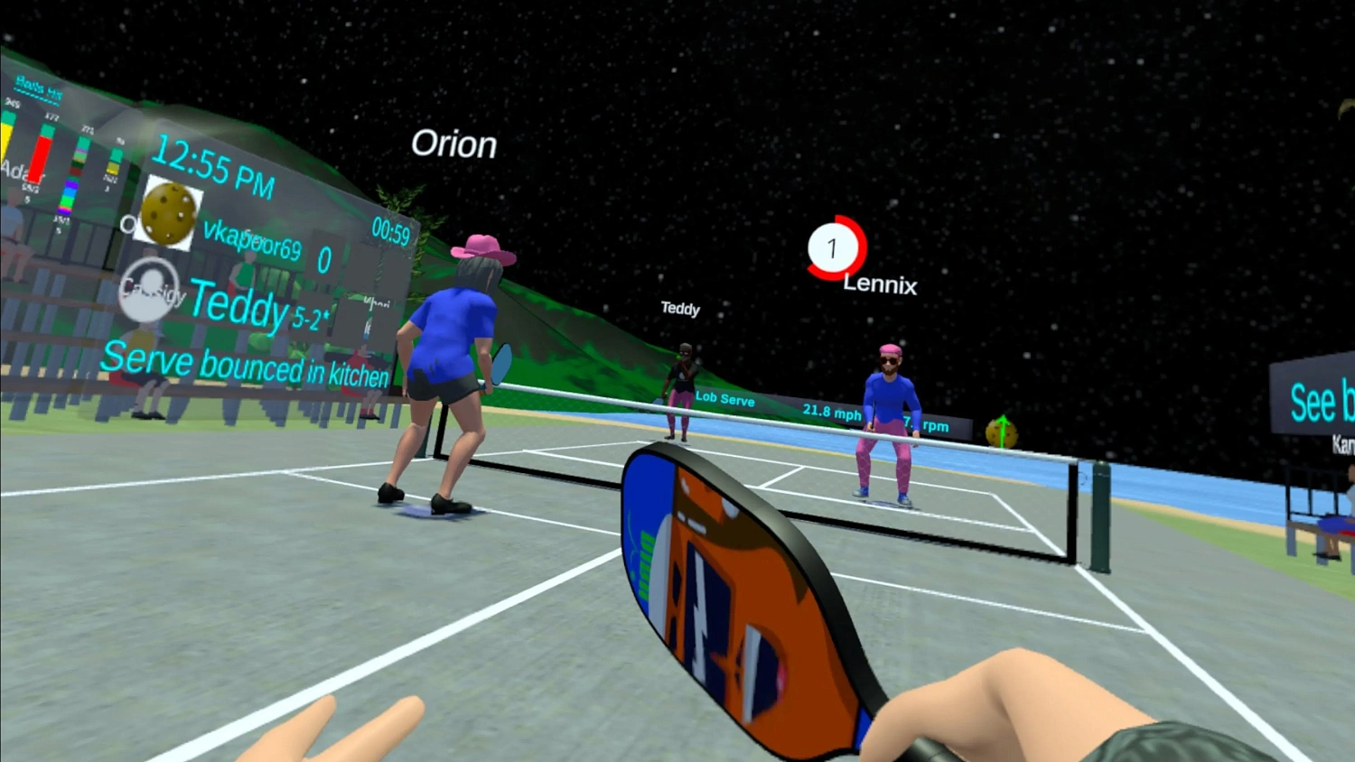 Pickleball Multisport VR