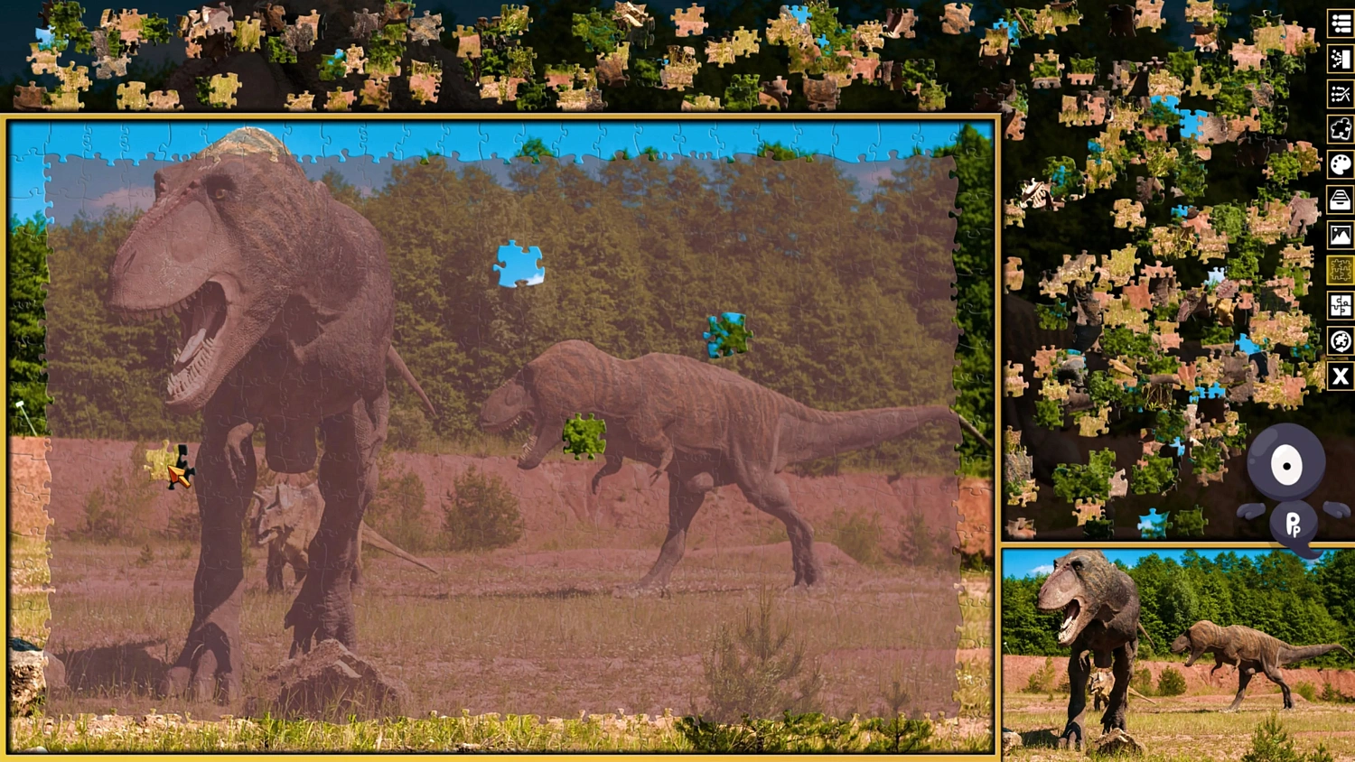 Pixel Puzzles DINOSAURS Jigsaws