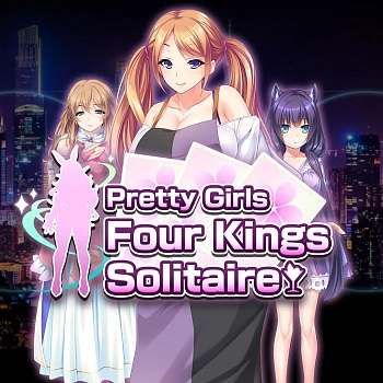 Pretty Girls Four Kings Solitaire