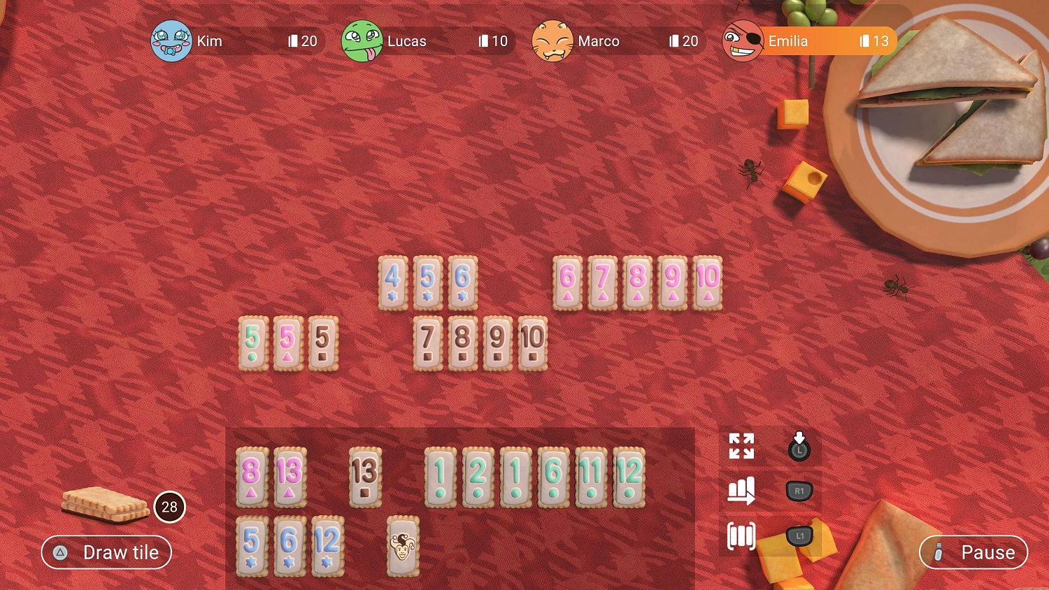 5in1 Game Collection: MyRummy® + 4 in a row + Backgammon + Checkers + Mills