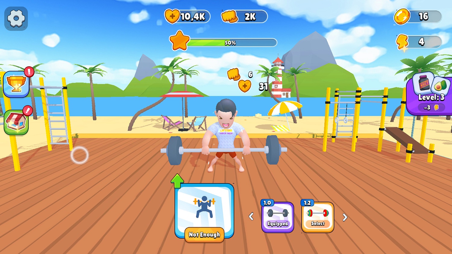 Gym Lifting Hero: Tile Master