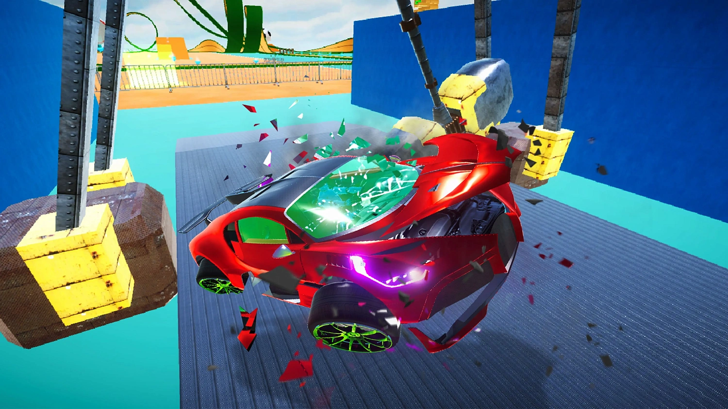 Hyper Cars Ramp Crash