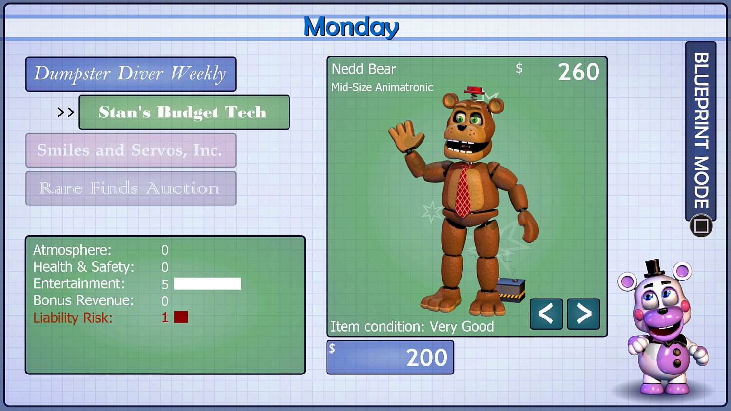 Freddy Fazbear's Pizzeria Simulator