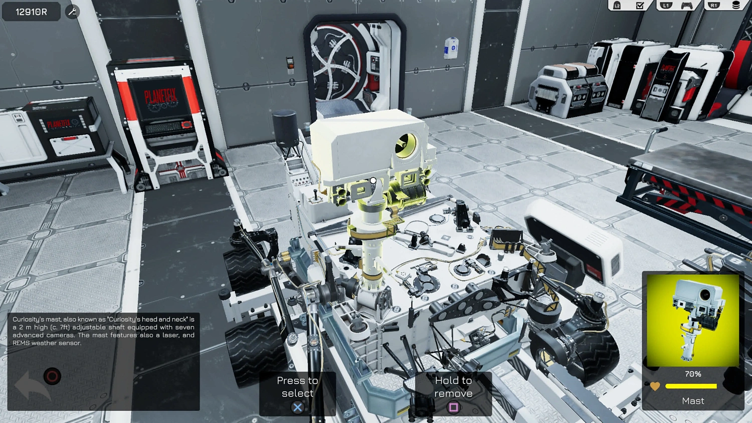 Rover Mechanic Simulator