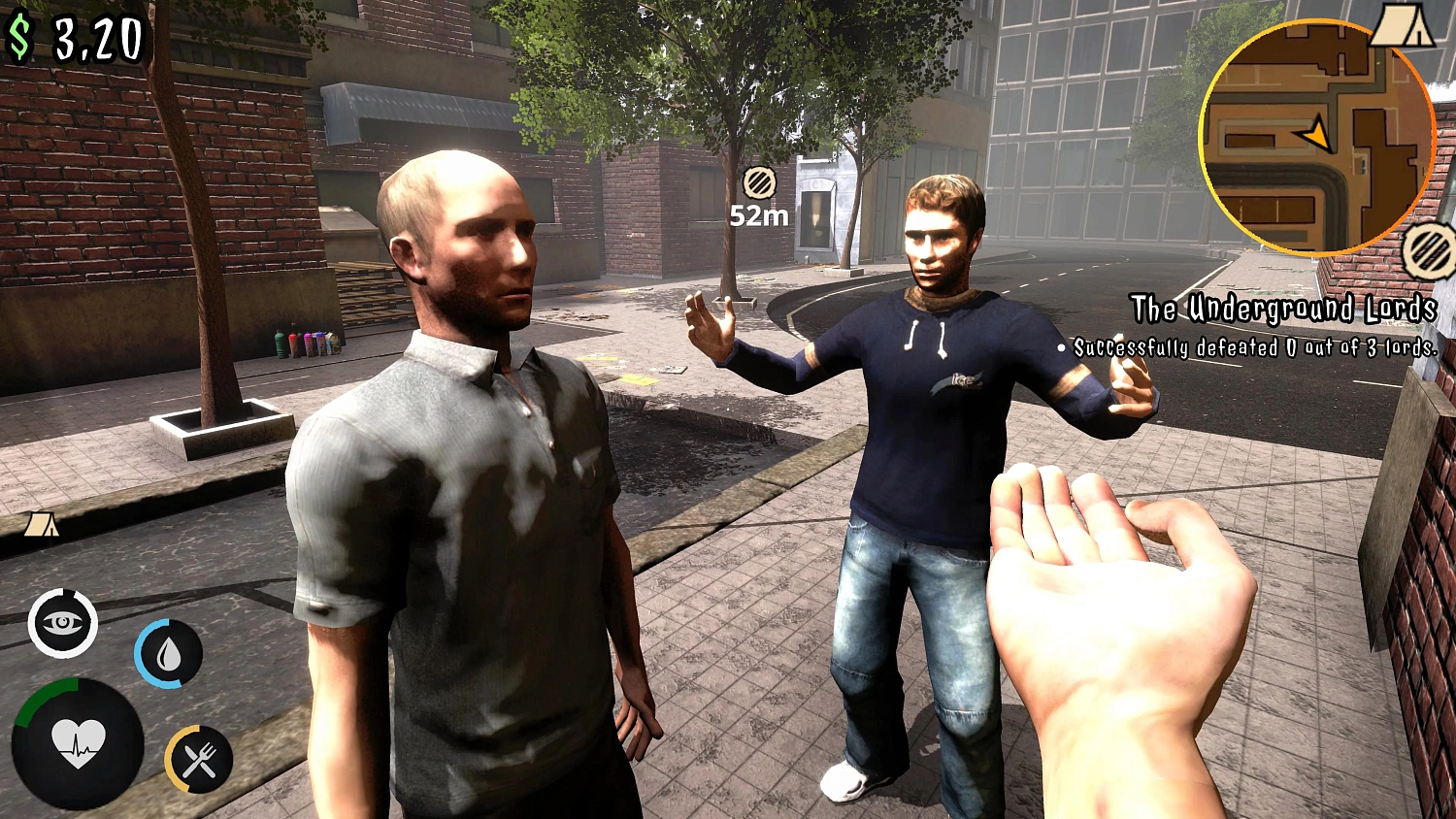 Urban Survival Simulator: The Bum's Journey