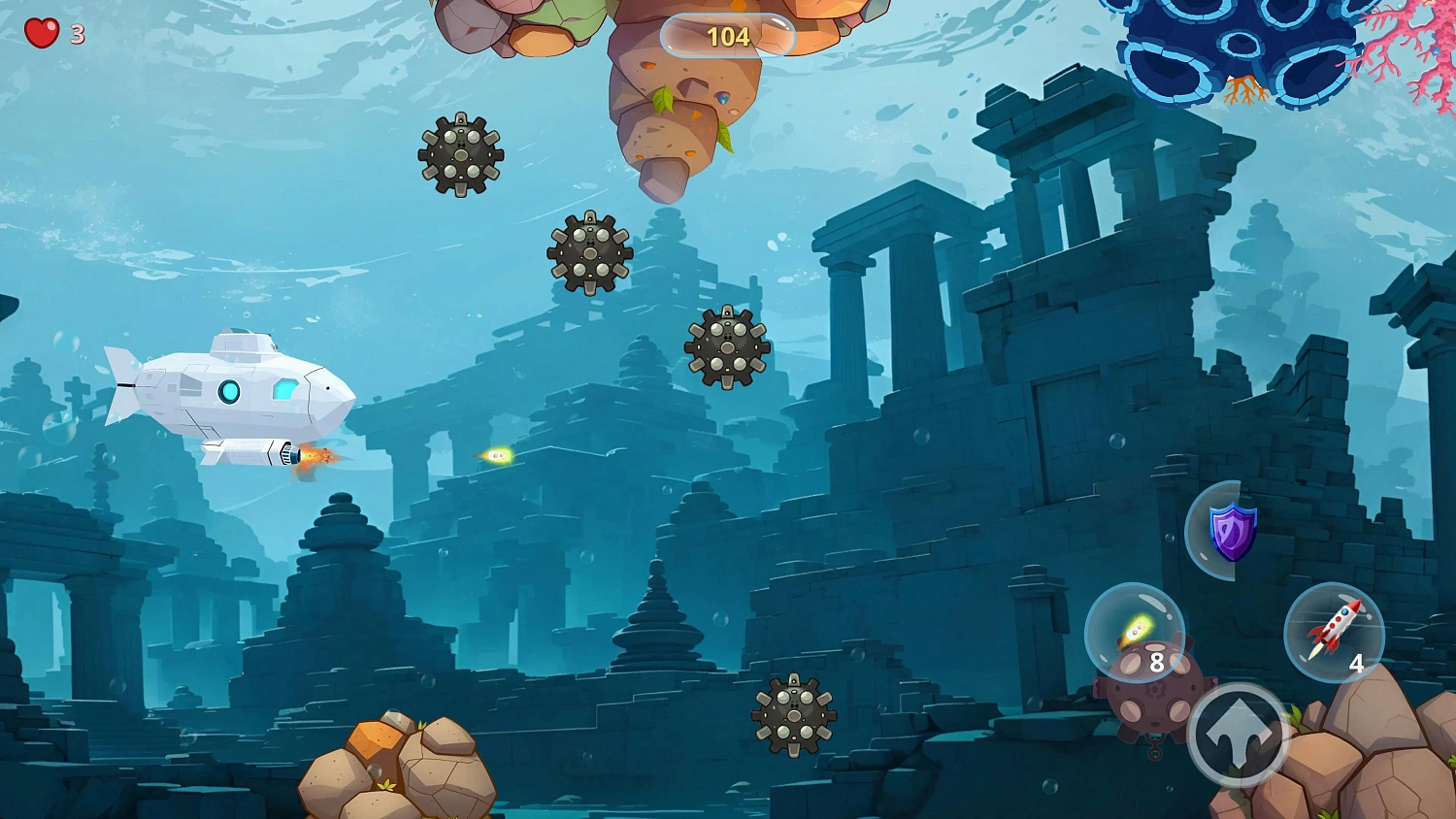 Underwater Submarine Rush