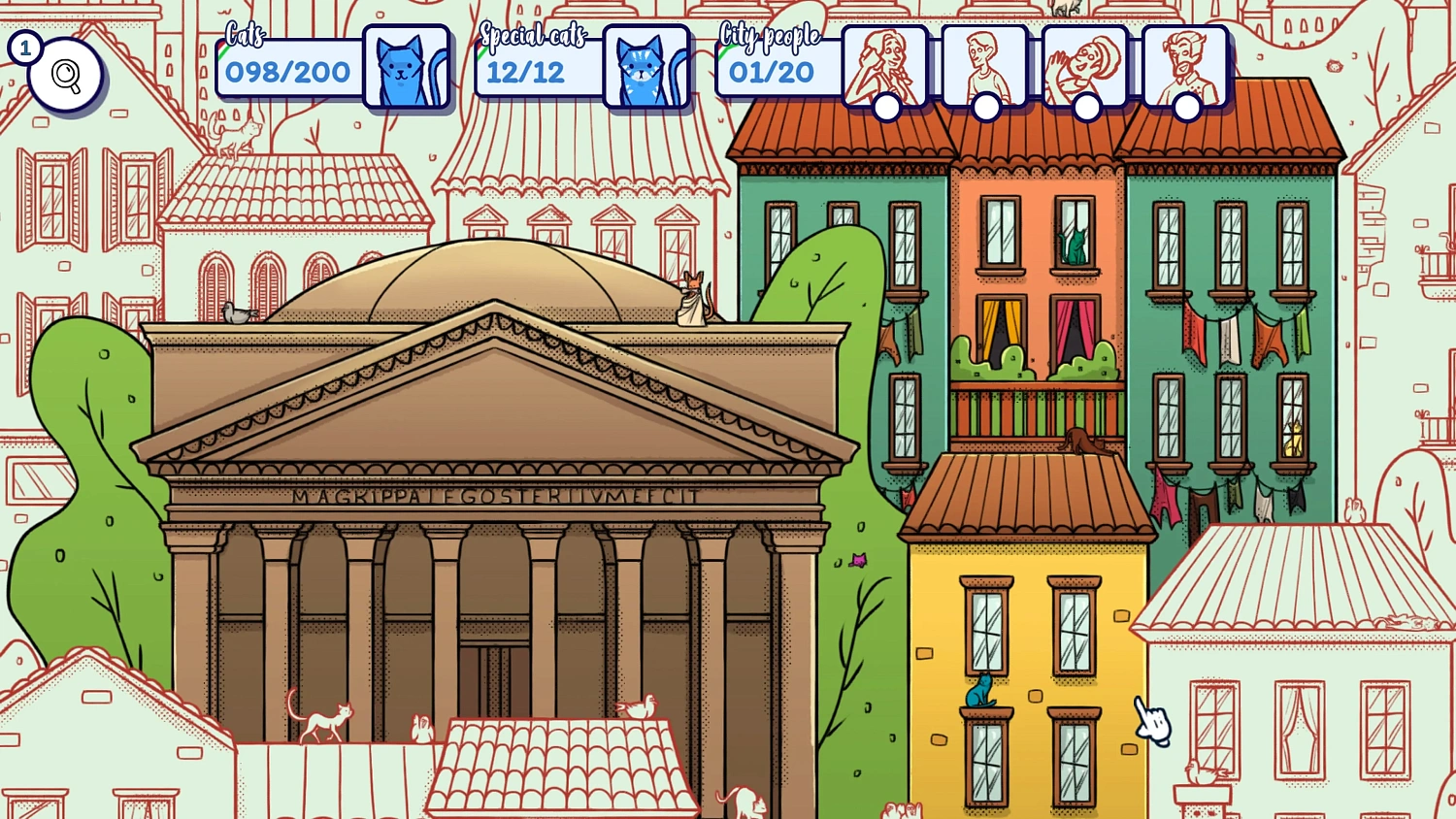 Hidden Cats in Rome