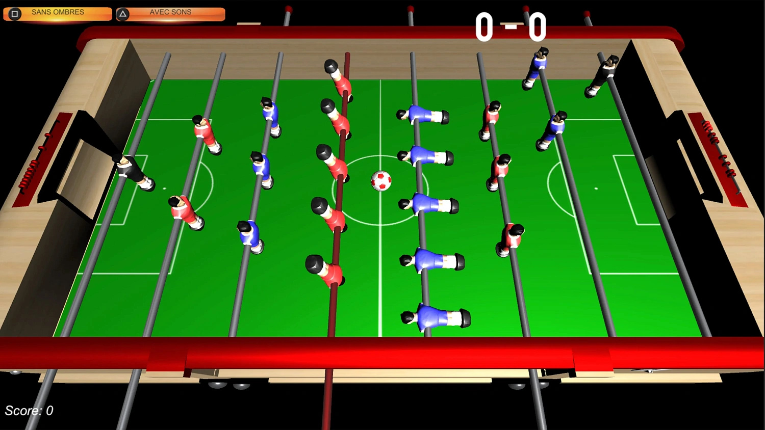 3D Table Soccer Foosball