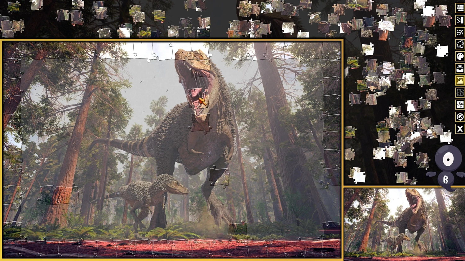 Pixel Puzzles DINOSAURS Jigsaws