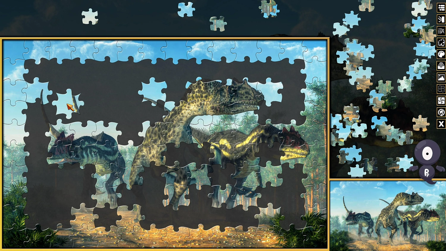 Pixel Puzzles DINOSAURS Jigsaws