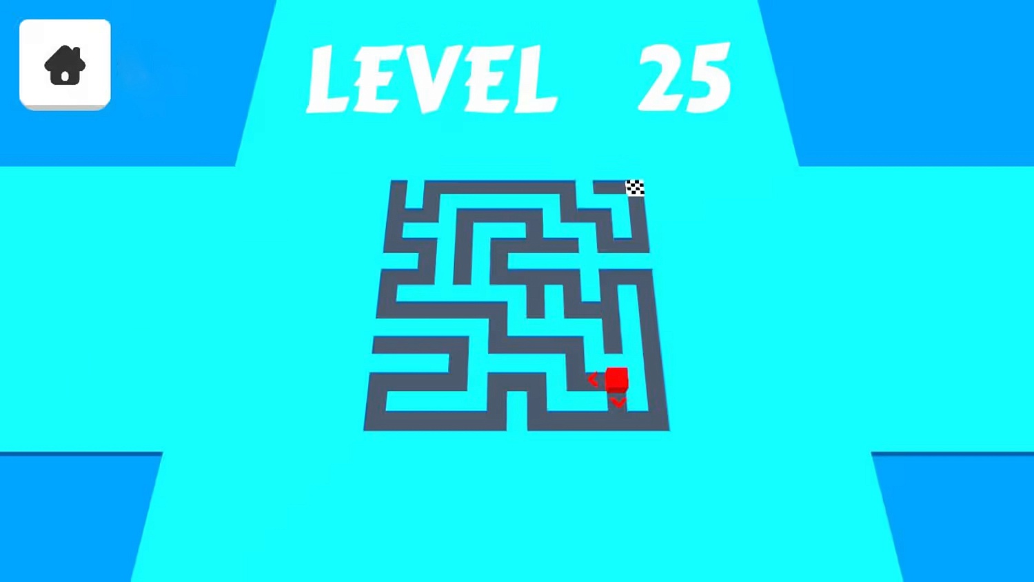 Maze with cube