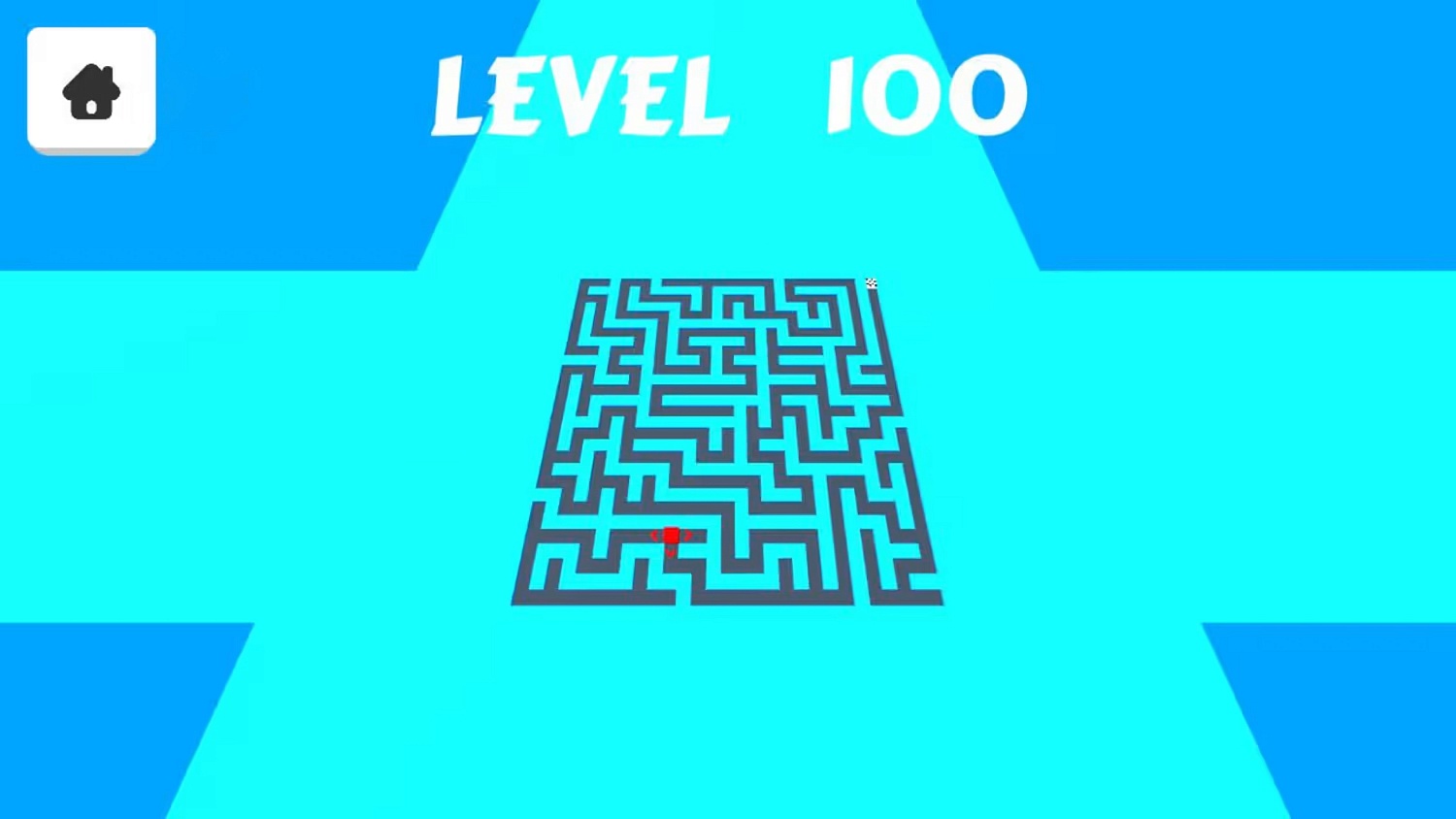 Maze with cube