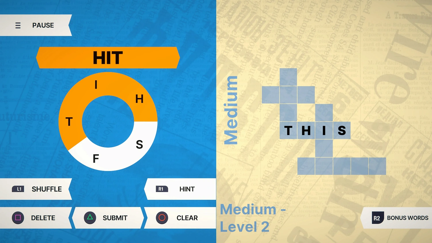 Wheel of Words: Crossword