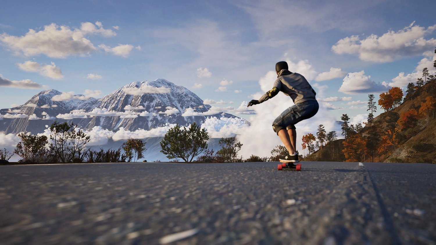 Longboard Skate Downhill Simulator