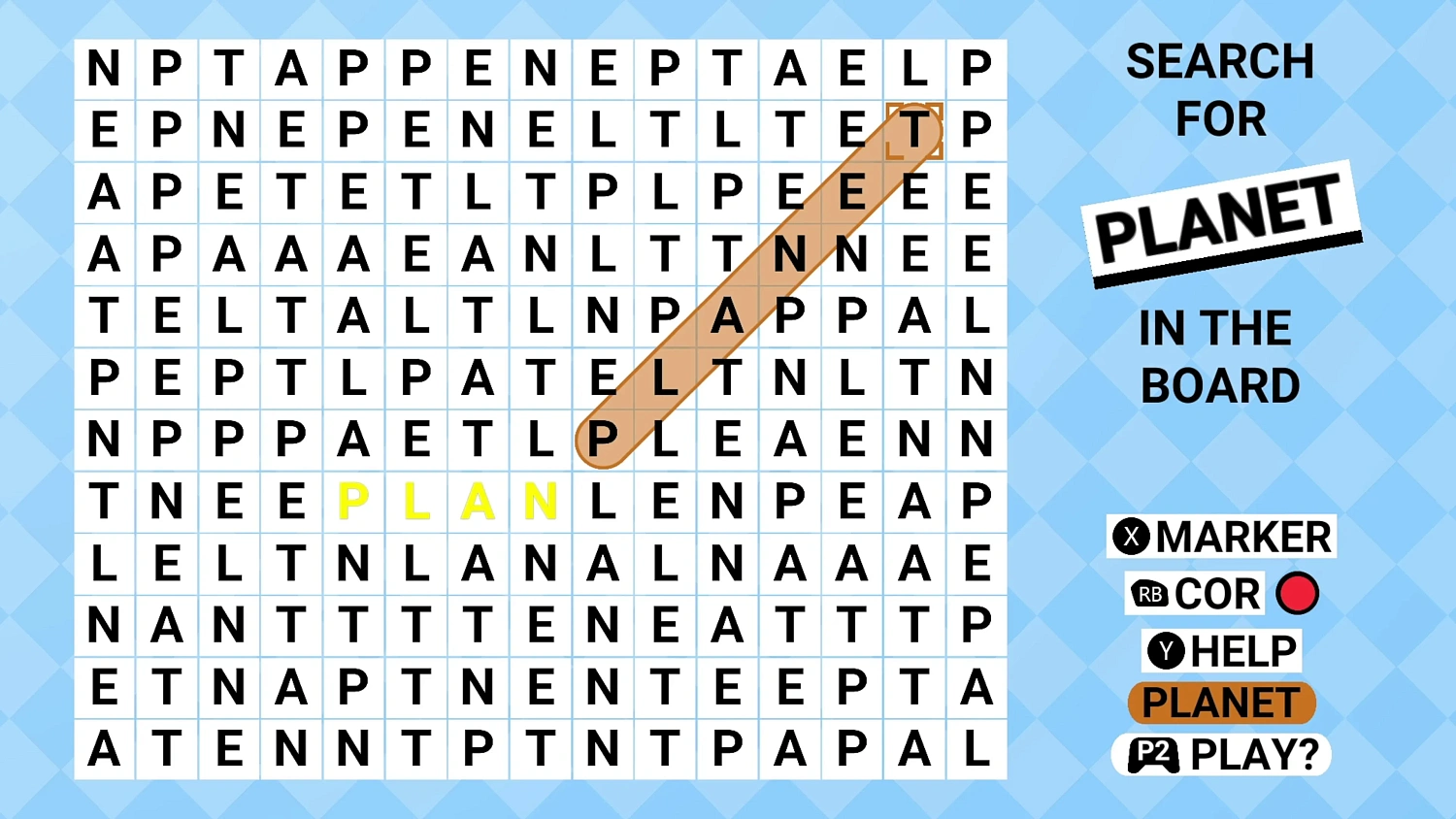 ONE WORD: WORD SEARCH