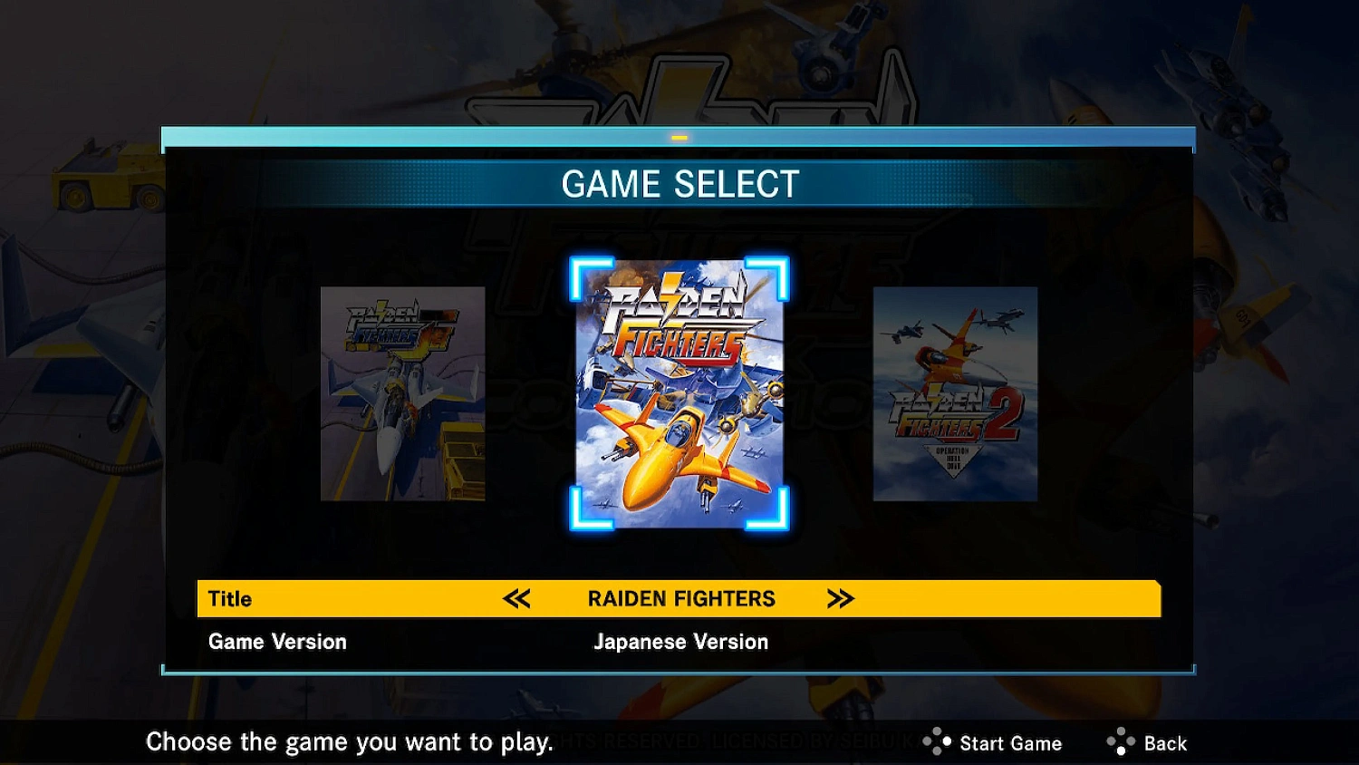 RAIDEN FIGHTERS REMIX COLLECTION