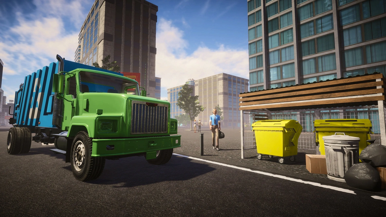 Garbage Truck Sim Driver Simulator 26