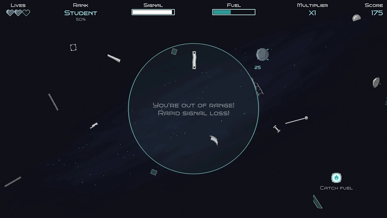 Evasive satellite