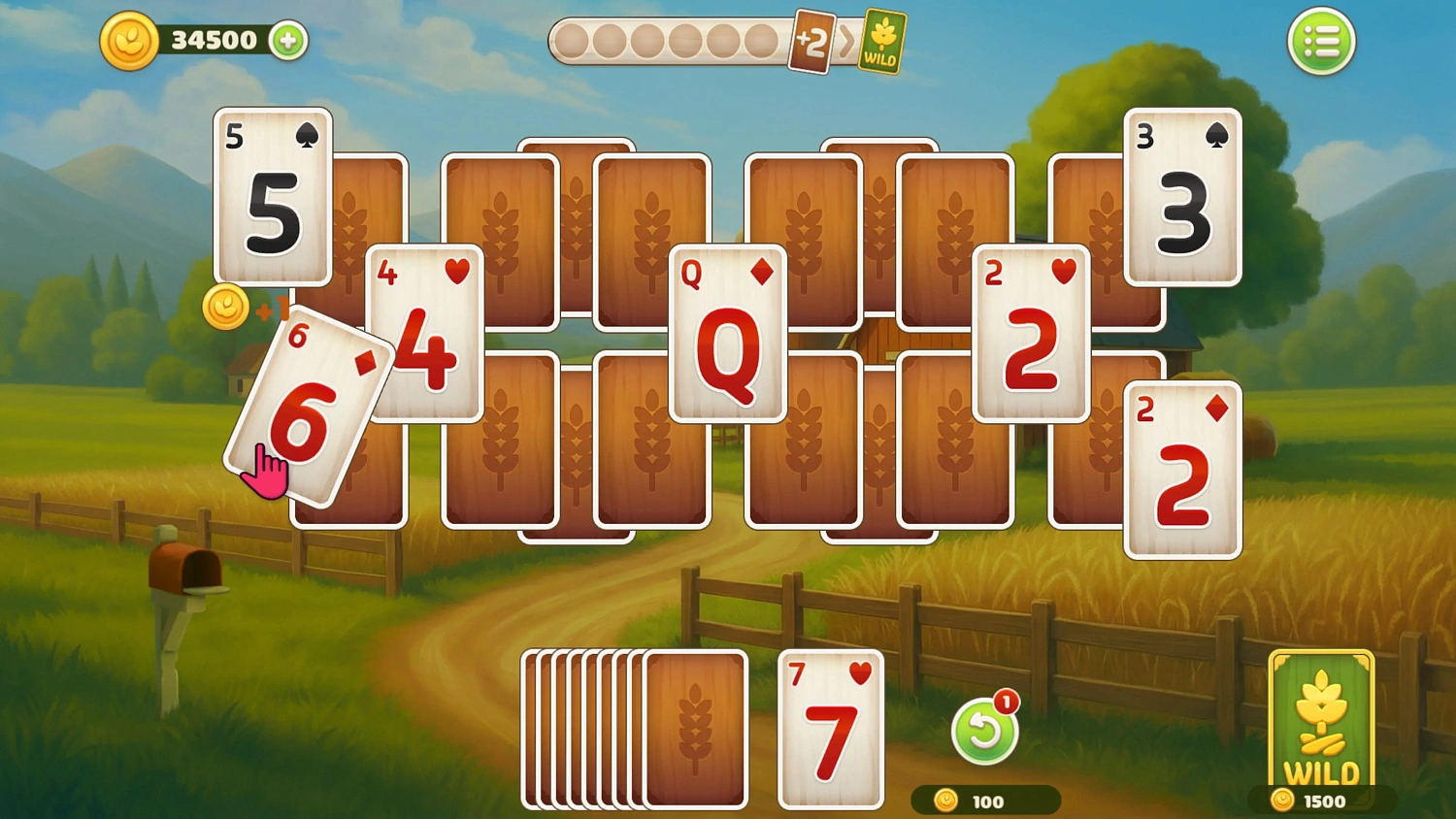 Farming TriPeaks Solitaire