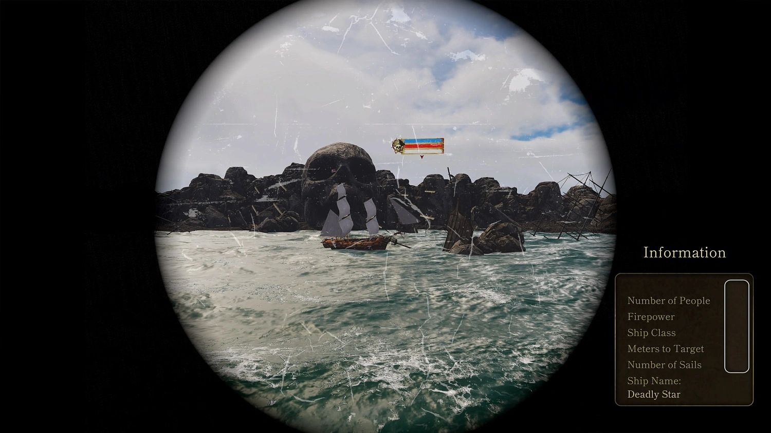 Pirate Simulator - Corsair Skull & Sails