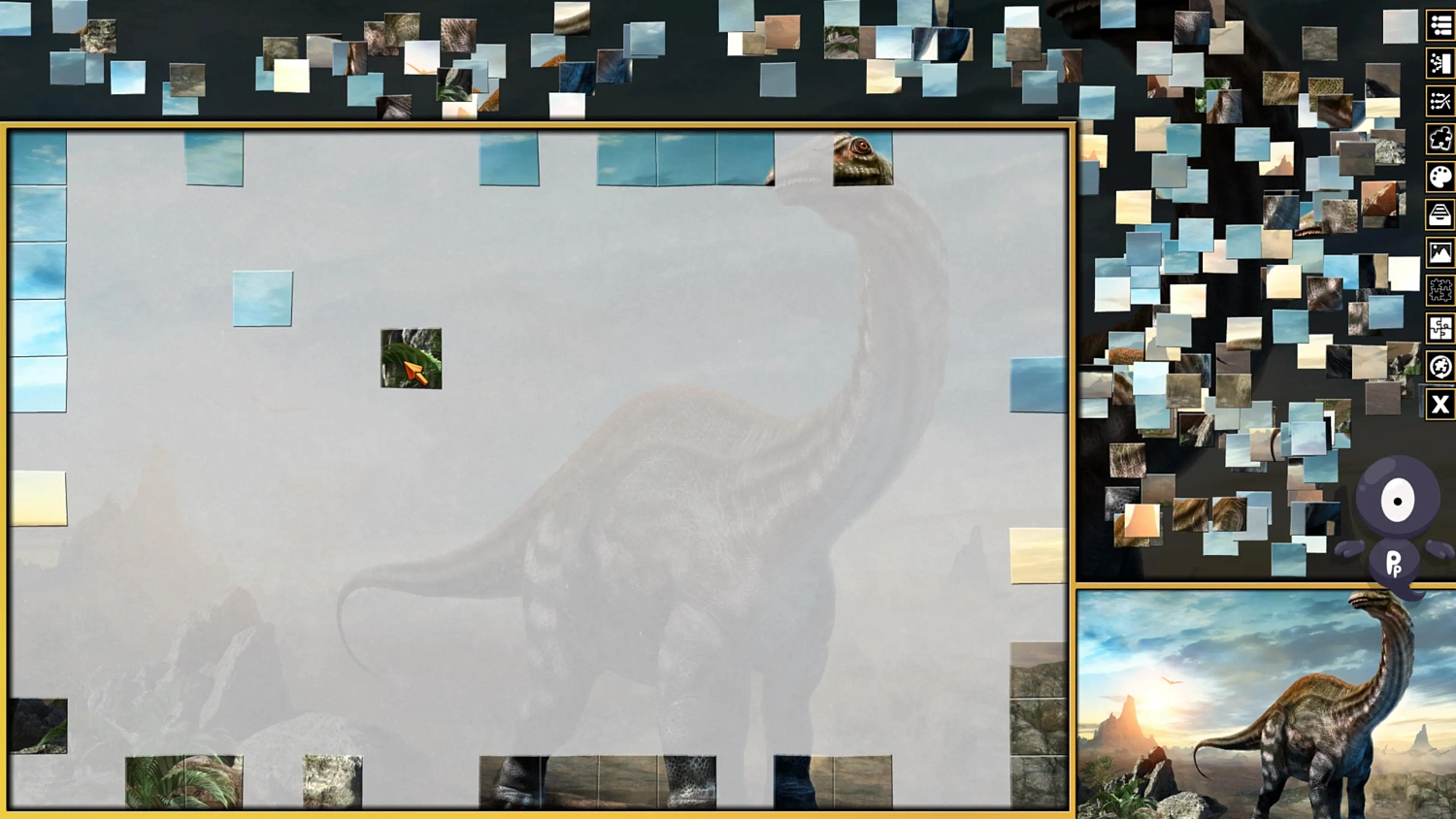 Pixel Puzzles DINOSAURS Jigsaws