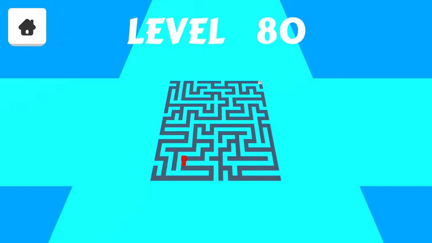 Maze with cube