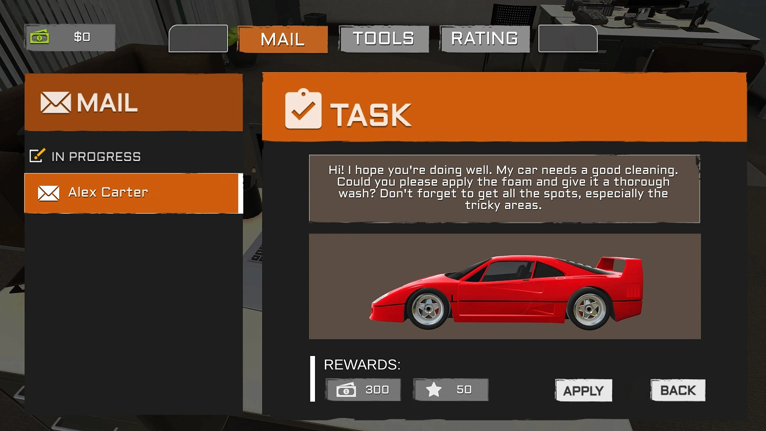 Car Detailing & Wash Simulator : Luxury Car Cleaner