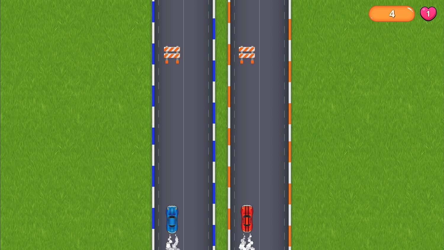 Left Right Dodge Race