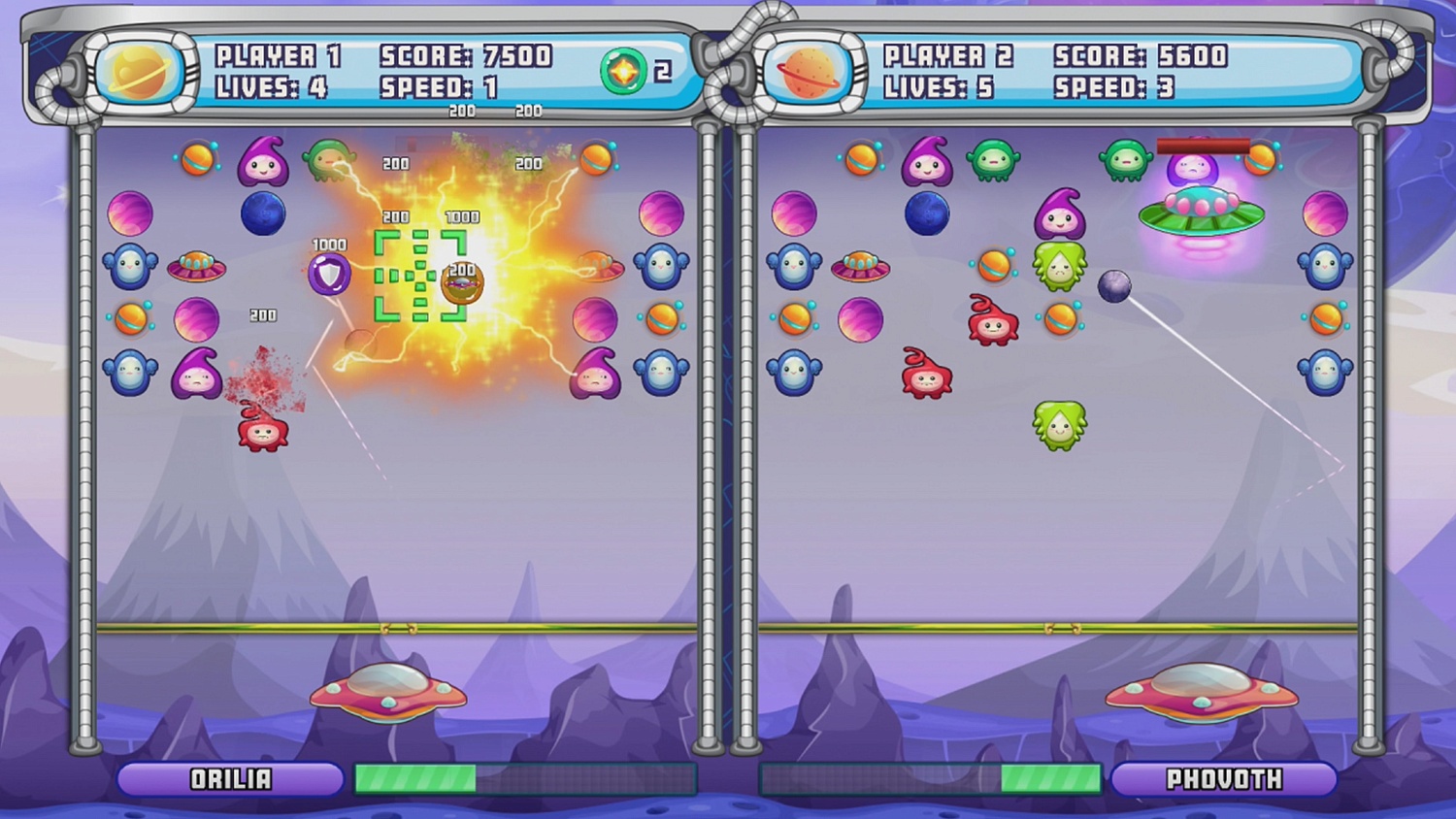 Space Break Head to Head