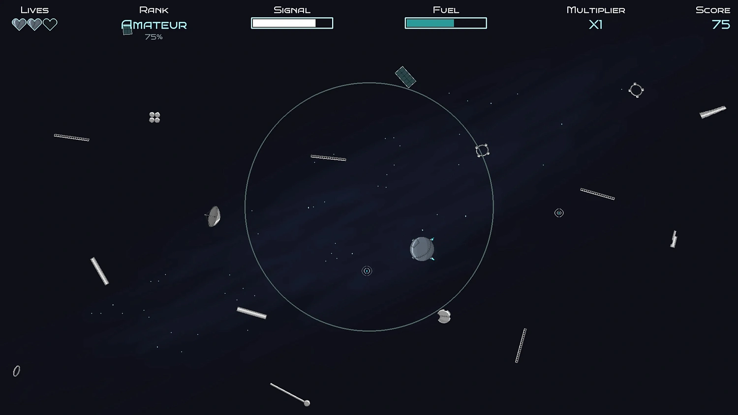 Evasive satellite