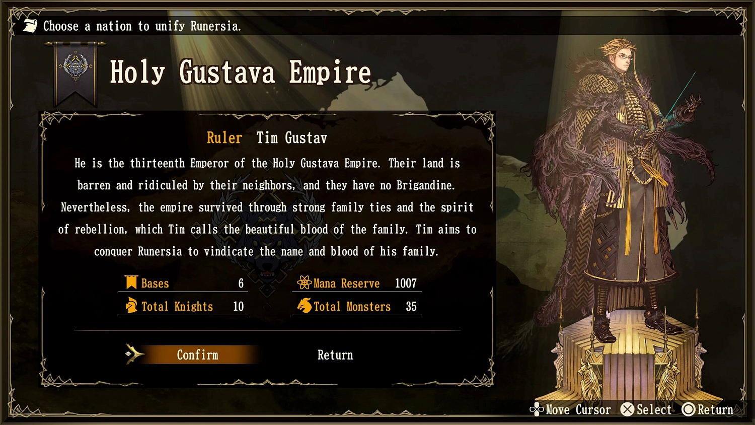BRIGANDINE THE LEGEND OF RUNERSIA