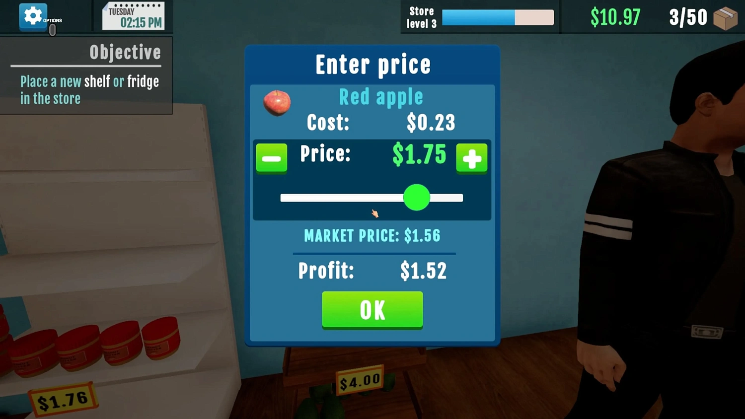 Supermarket Manager Simulator