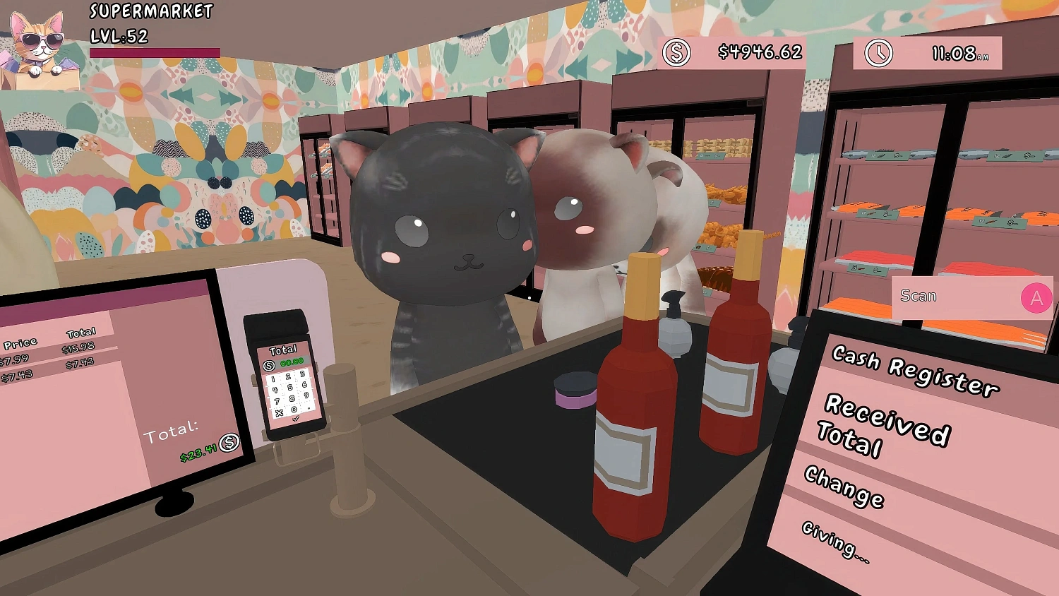 Cat MeowMart: Supermarket Simulator