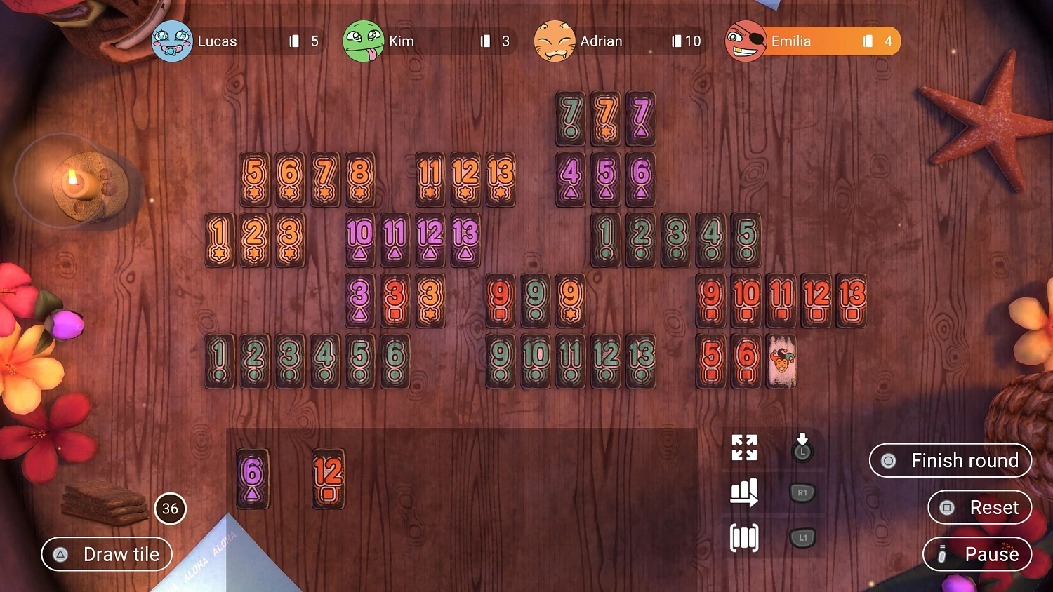 5in1 Game Collection: MyRummy® + 4 in a row + Backgammon + Checkers + Mills