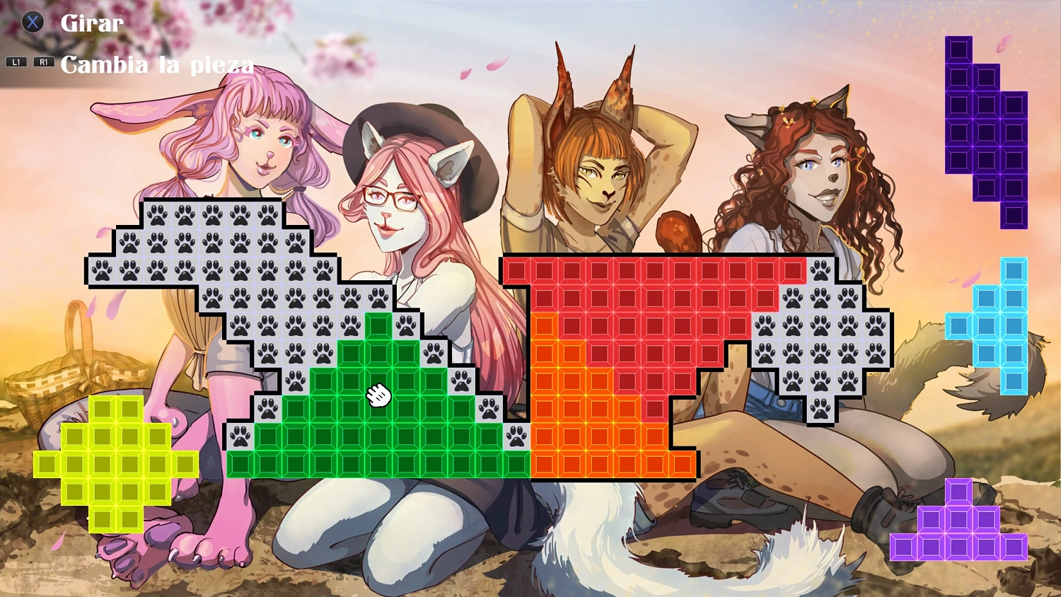 Furry Tangram Lite
