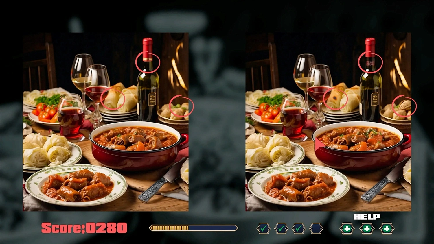 Spot The Difference Food & Drink