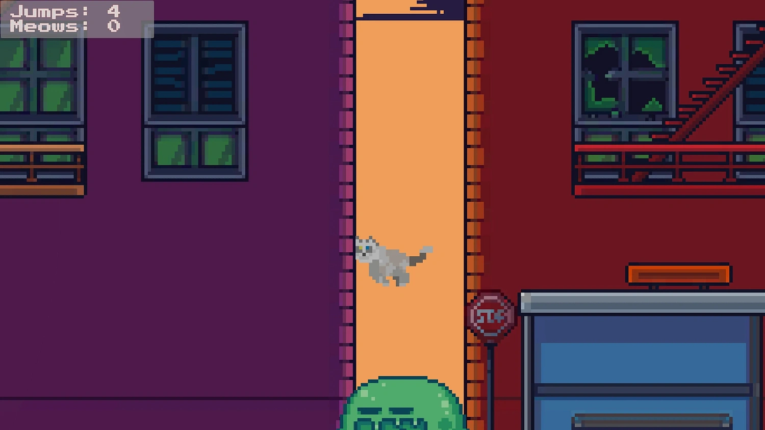 Rooftop Rascal: The Spooky Cat