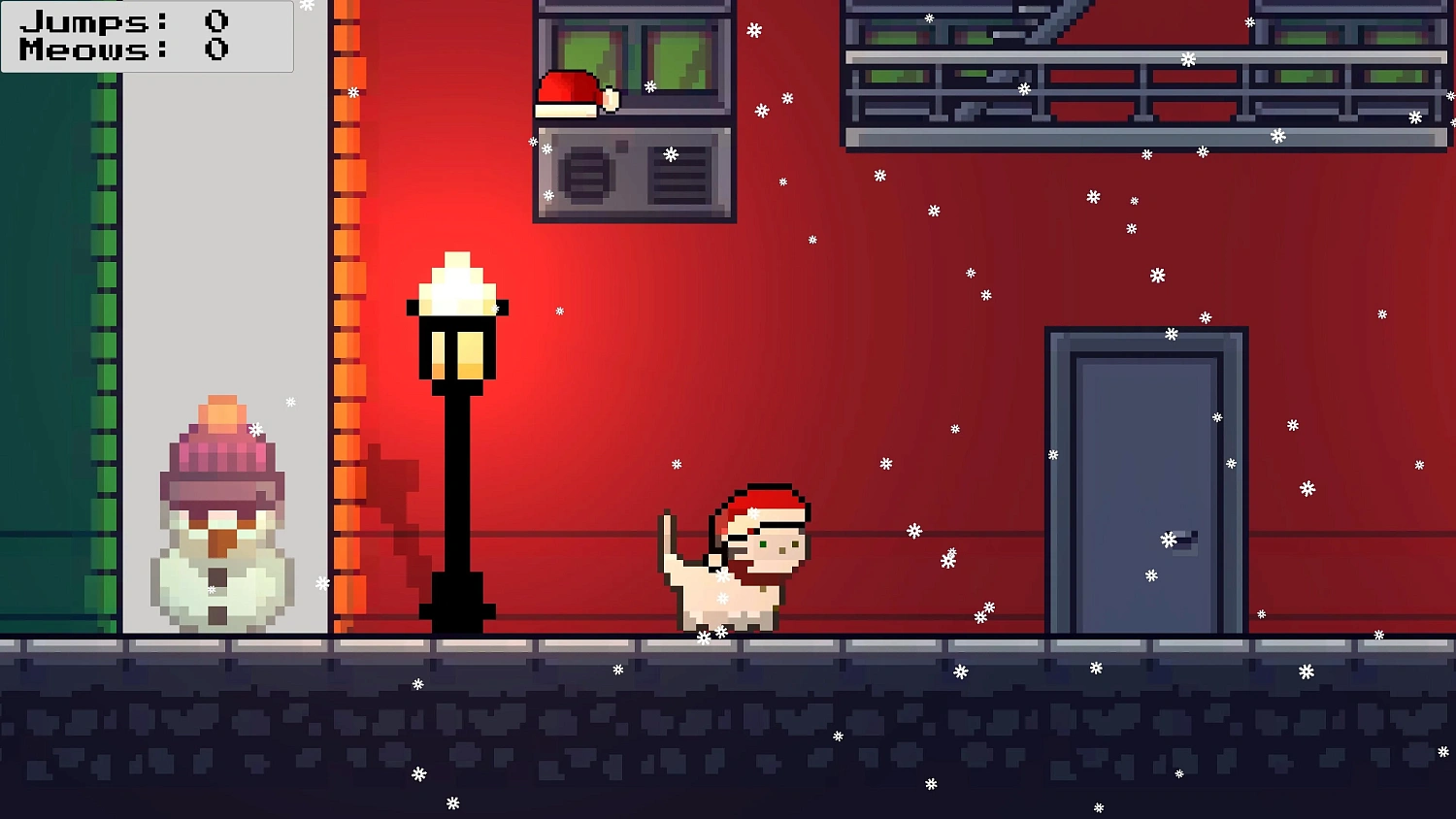 Rooftop Rascal: The Claus Cat