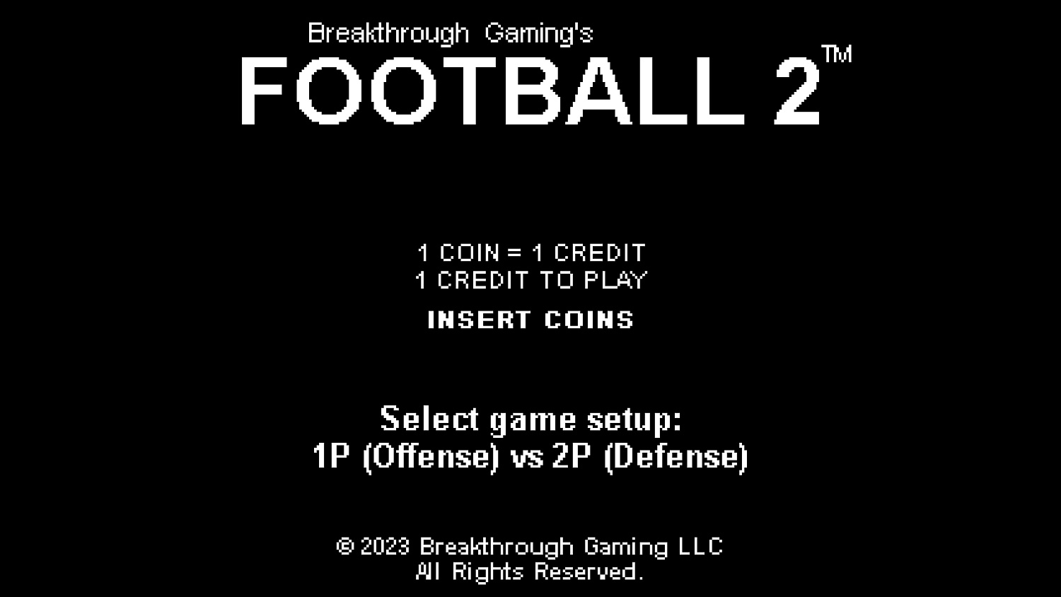 Football 2 - Breakthrough Gaming Arcade