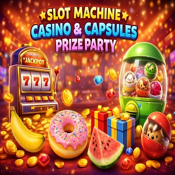 Slot Machine Casino & Capsules: Prize Party